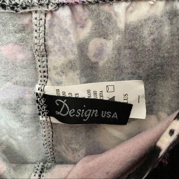 My LaLaLeggings Leggings Galaxy Print Plus Size Patterned Classic Trendy Cute - Picture 4 of 5